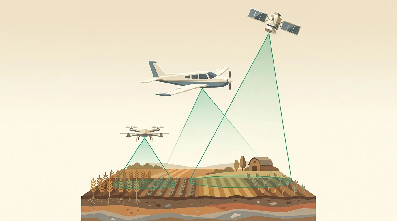 Drone vs Aerial vs Satellite Imagery: Which to Use When