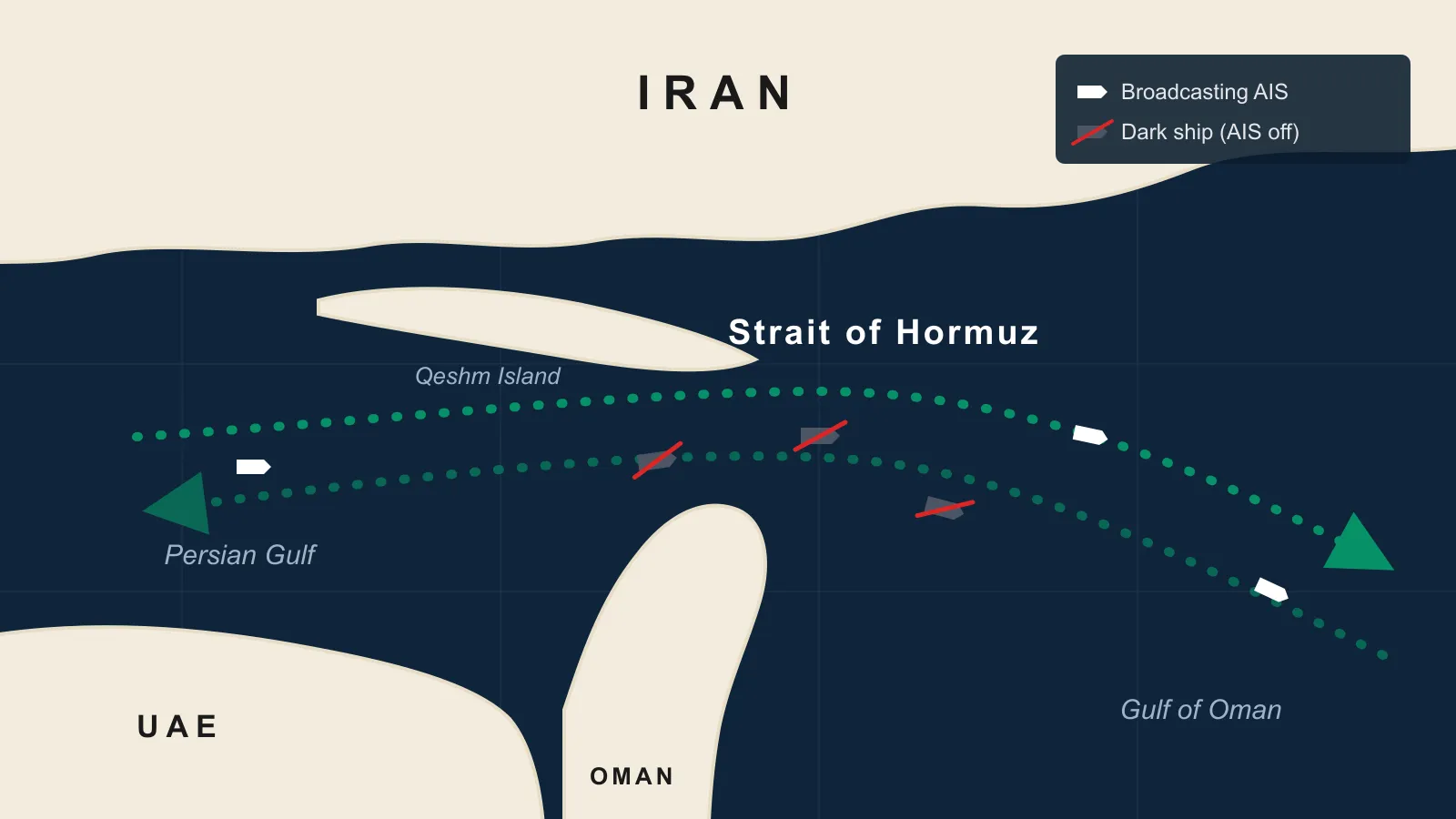 Strait of Hormuz Satellite Imagery: Tracking Ships Gone Dark
