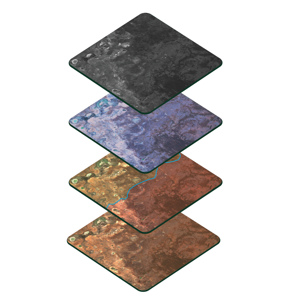 Satellite imagery showing Earth from space, representing our mission to make Earth Observation accessible